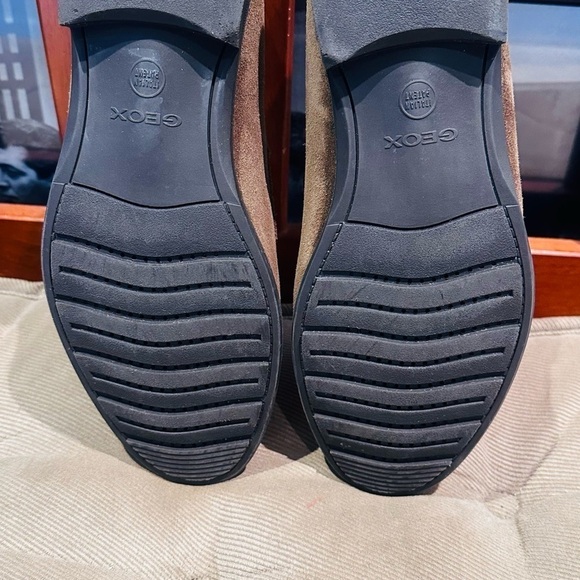 Geox Respira Suede Penny Loafers. - Picture 6 of 15